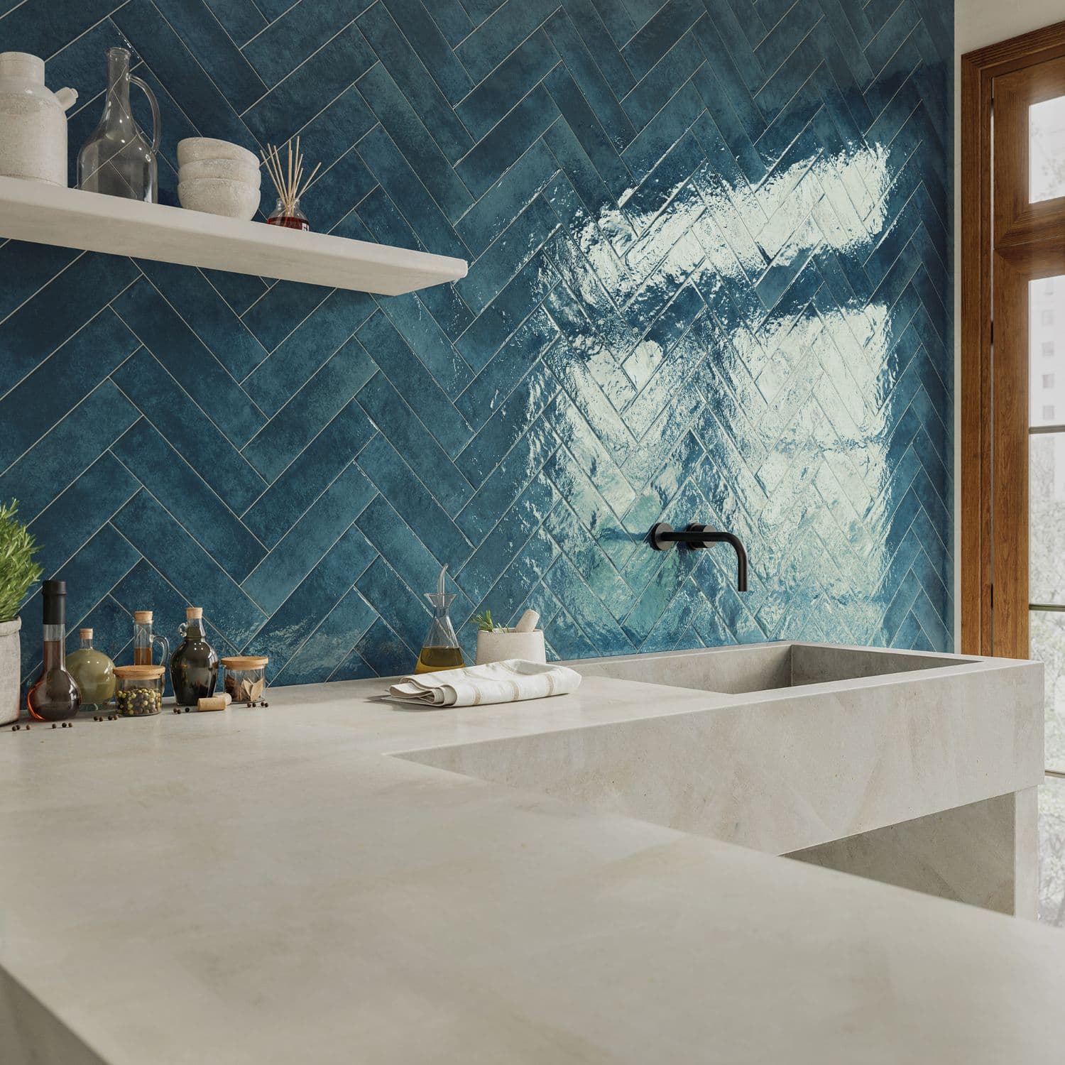 Indoor ceramic tiles